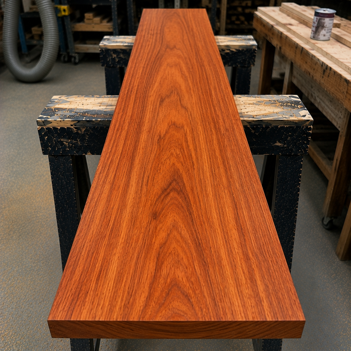 Brazilian Cherry (Jatoba) lumber sample