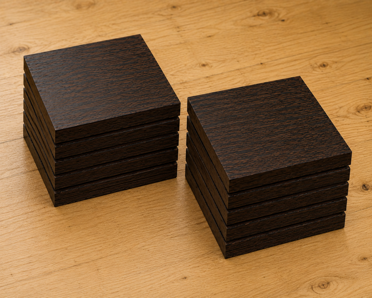 Wenge turning blank, kiln-dried hardwood, additional view