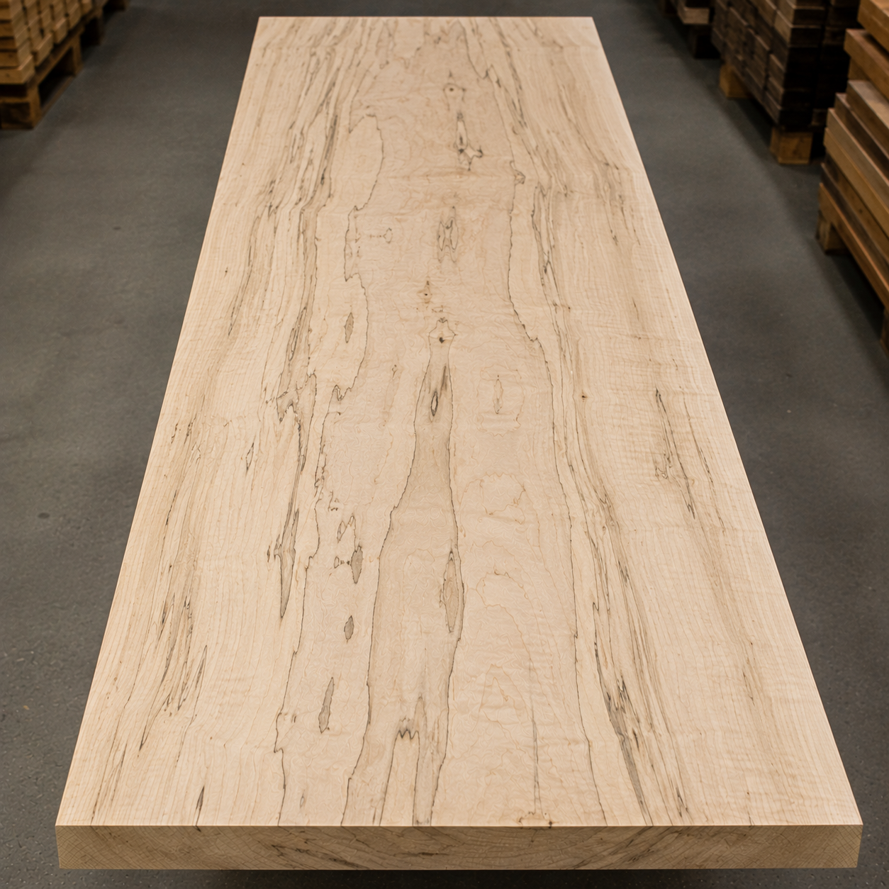 Ambrosia Maple lumber board sample
