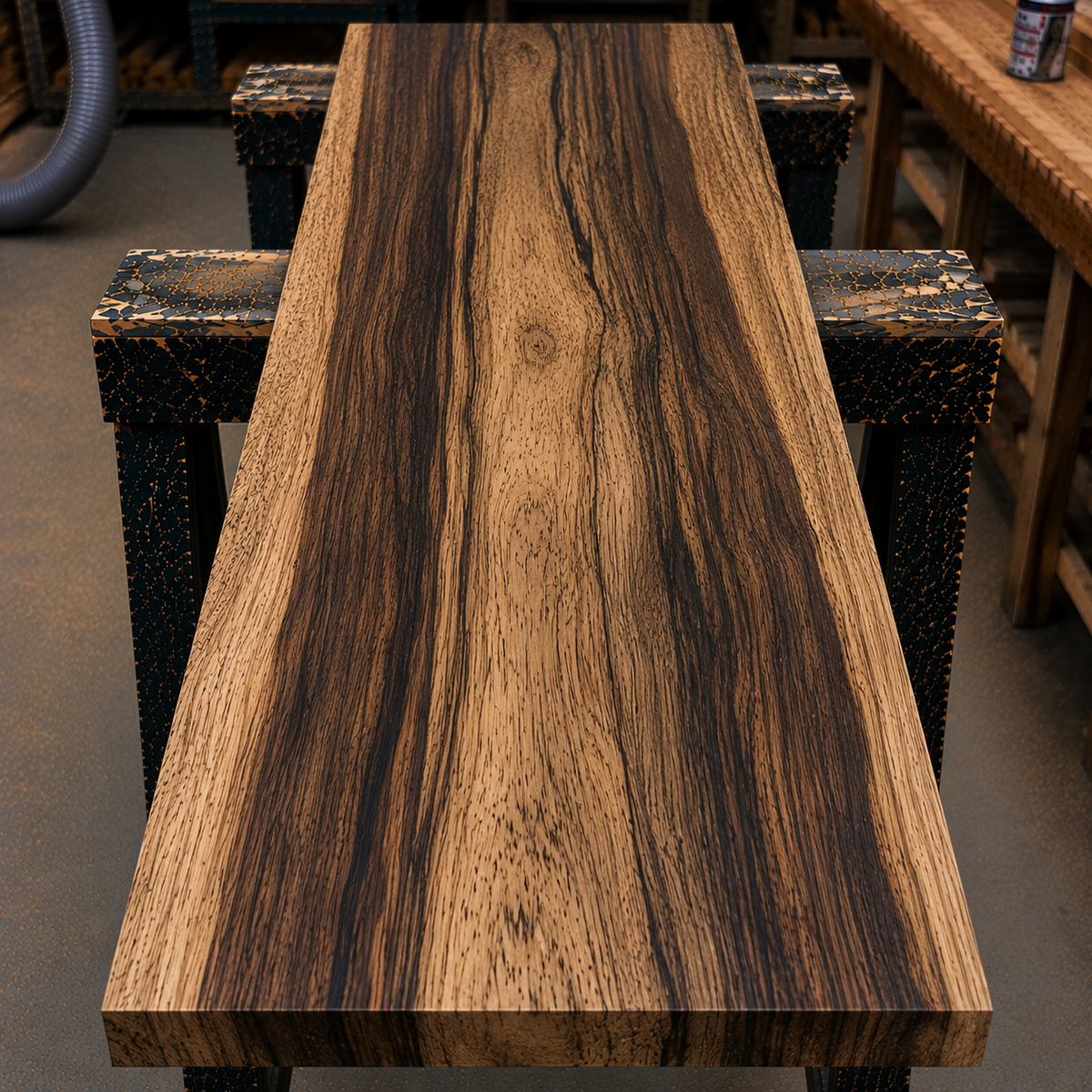 Black Palm lumber board sample