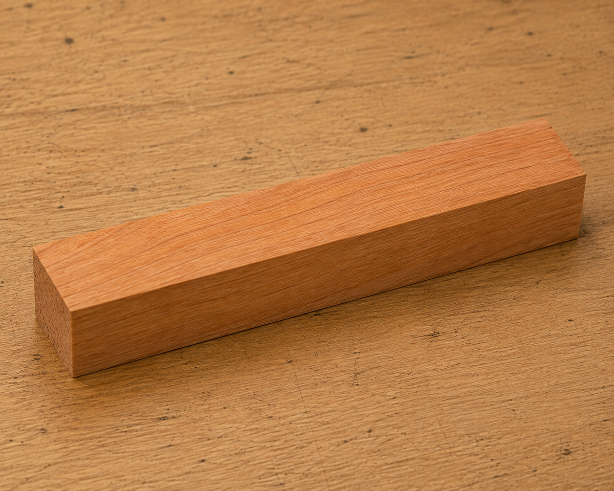 Cherry pen blank, 3/4 x 3/4 x 5 inch kiln-dried hardwood