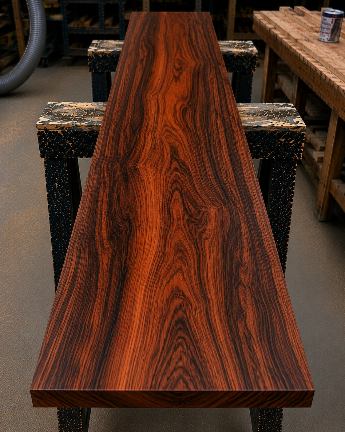 Bolivian Rosewood lumber sample