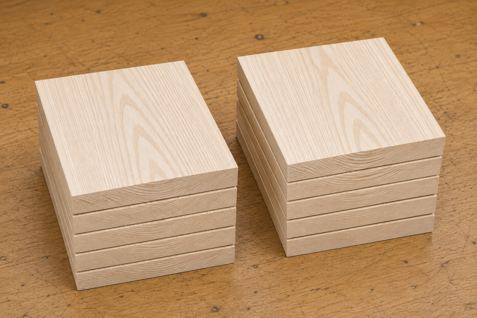 Ash turning blank, kiln-dried hardwood, additional view