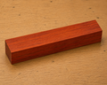 Padauk pen blank, 3/4 x 3/4 x 5 inch kiln-dried hardwood