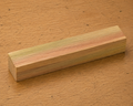 Rainbow Poplar pen blank, 3/4 x 3/4 x 5 inch kiln-dried hardwood