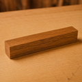 Teak pen blank, 3/4 x 3/4 x 5 inch kiln-dried hardwood