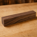 Walnut pen blank, 3/4 x 3/4 x 5 inch kiln-dried hardwood